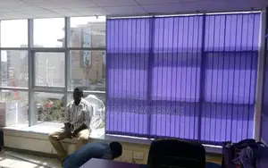 Purple Vertical Office Blinds