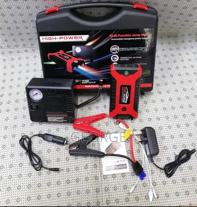 Vehicle Portable Digital Car Jump Starter Kit