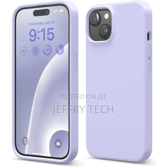 Swug iPhone 15 Silicone Case With Inside Microfiber Lining