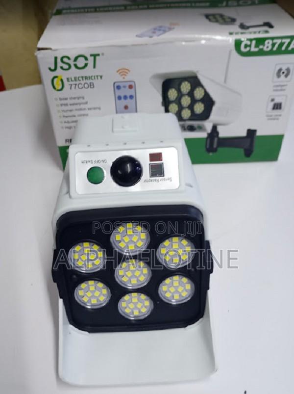 77 Led Solar Spotlight Wall Street Lamp Motion Sensor Dummy
