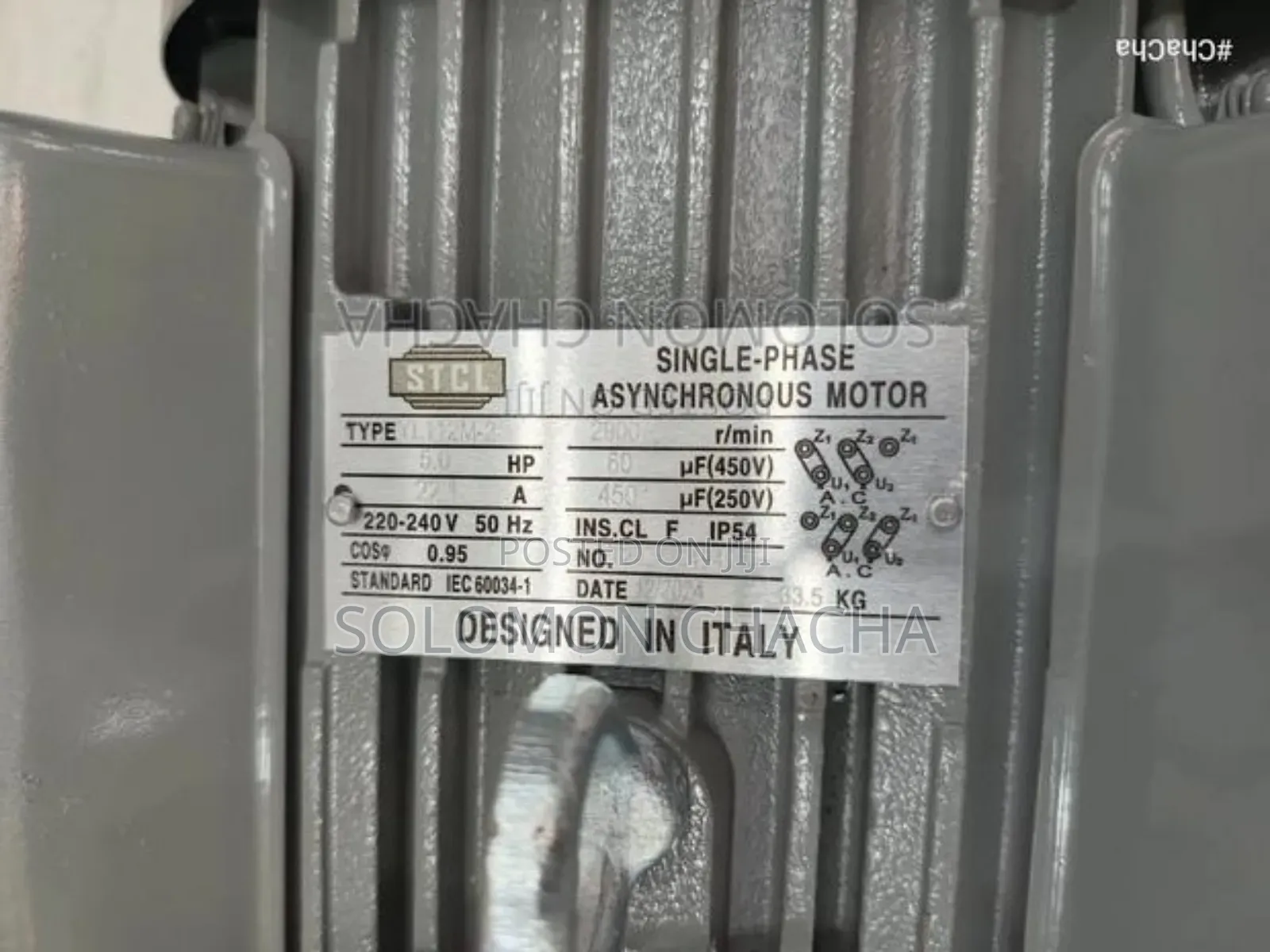 Stcl 5 Hp Single Phase Motor 2900 Rpm Best Quality