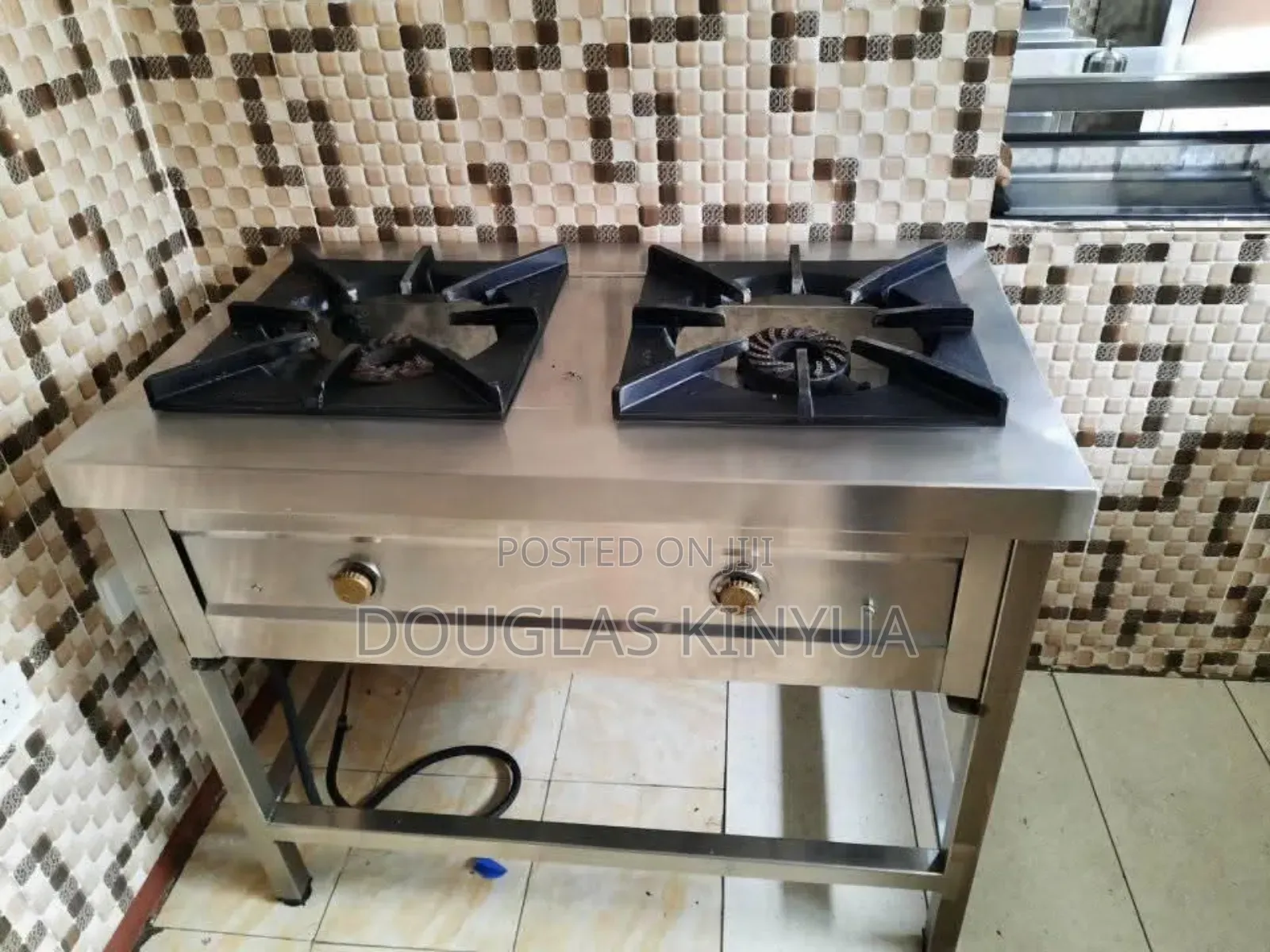 2burners Ss Commercial Gas Cooker 