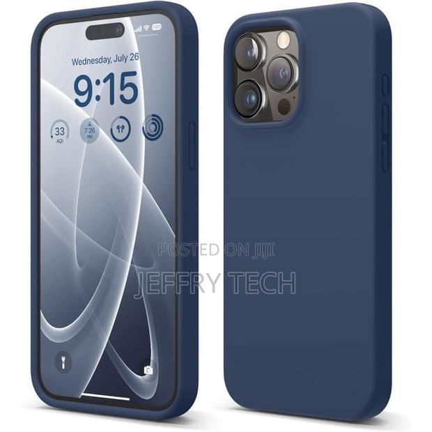 Raser iPhone 15 Pro Max Silicone Case With Microfiber Lining - main view