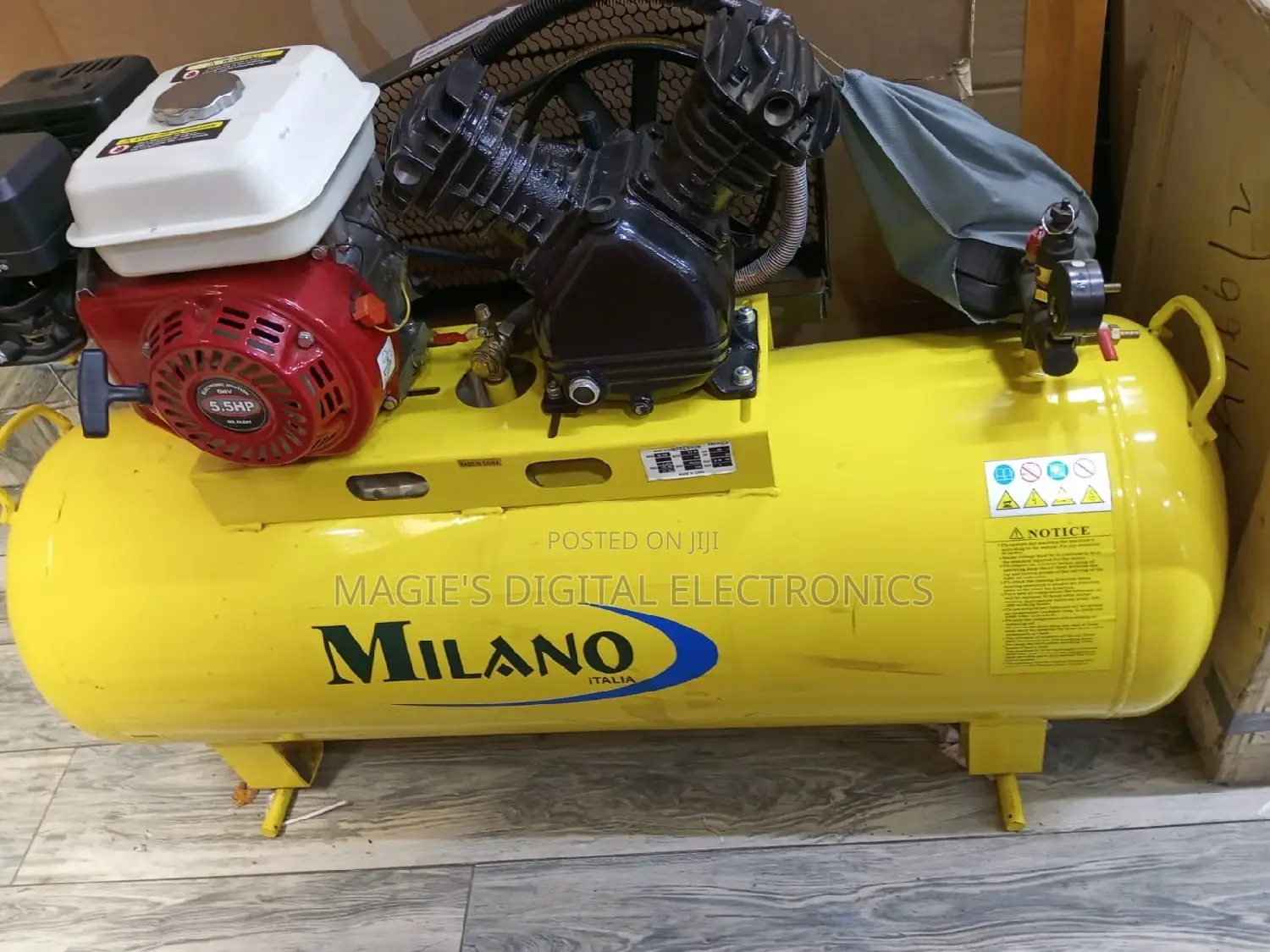 Most Appropriate 150l Milano Air Compressor