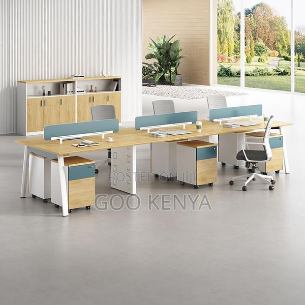 Office Desk ; Modern Wooden Study Computer Office Desk - thumbnail 4