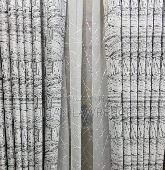 Elegant Printed Curtains Available