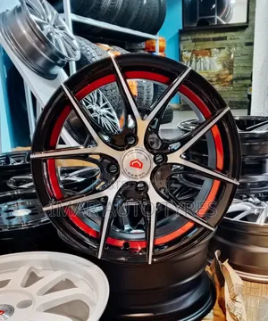 4*7j*15 Inch With Red Lip Rims