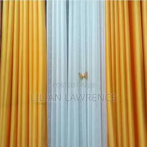 Yellow Plain Curtains Curtains