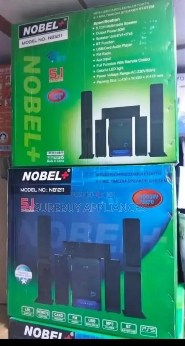 Nobel Nb1211 5.1home Theater Speaker System-22000watts