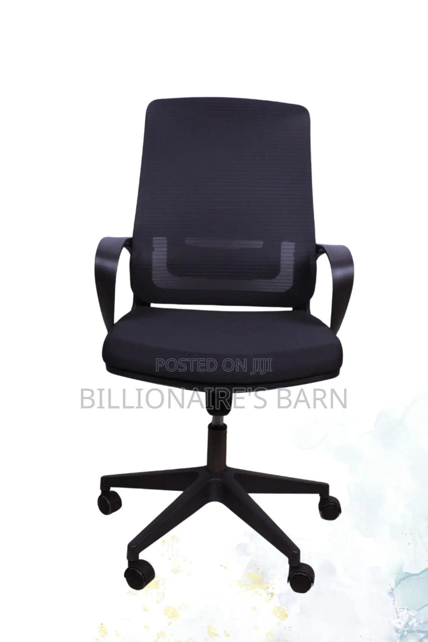Office Chair, Black Cool High Back Ergonomic Back Mesh Chair