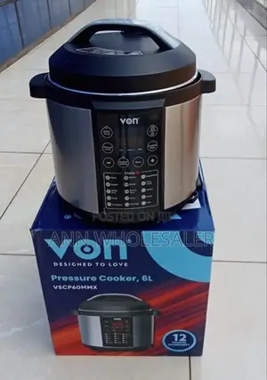 12months Warranty 6 L Von Pressure Cooker Vsc12