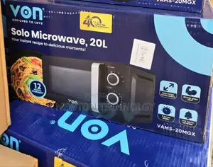 *Von Microwave Oven 20l – Vams-20mgx Black