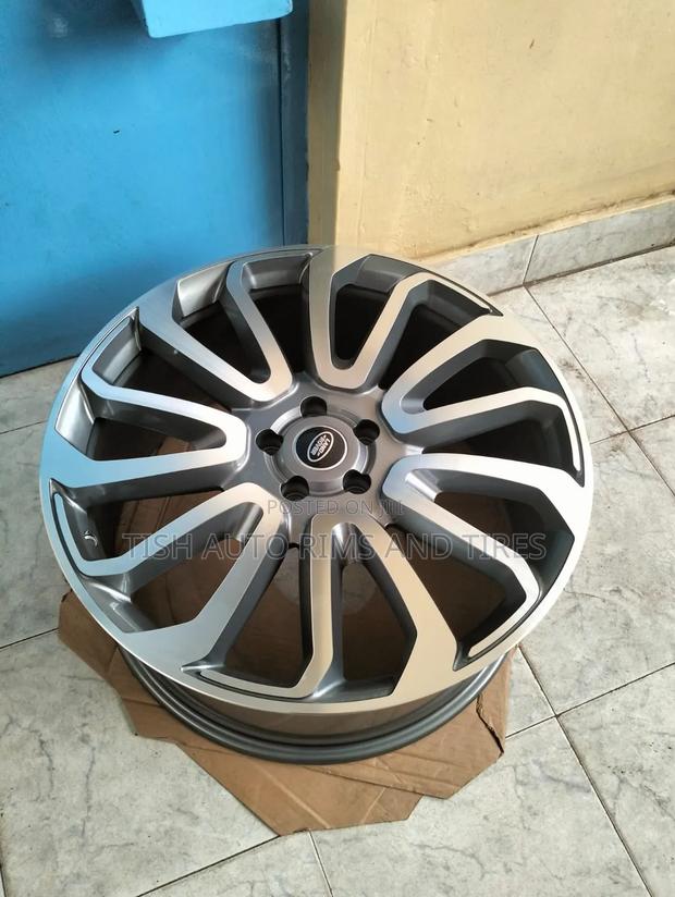 Gray Silver Range Rover Rims Size 22 Inch Set