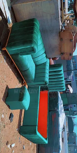 Jungle Green Matching Sofa, Bed and Ottoman