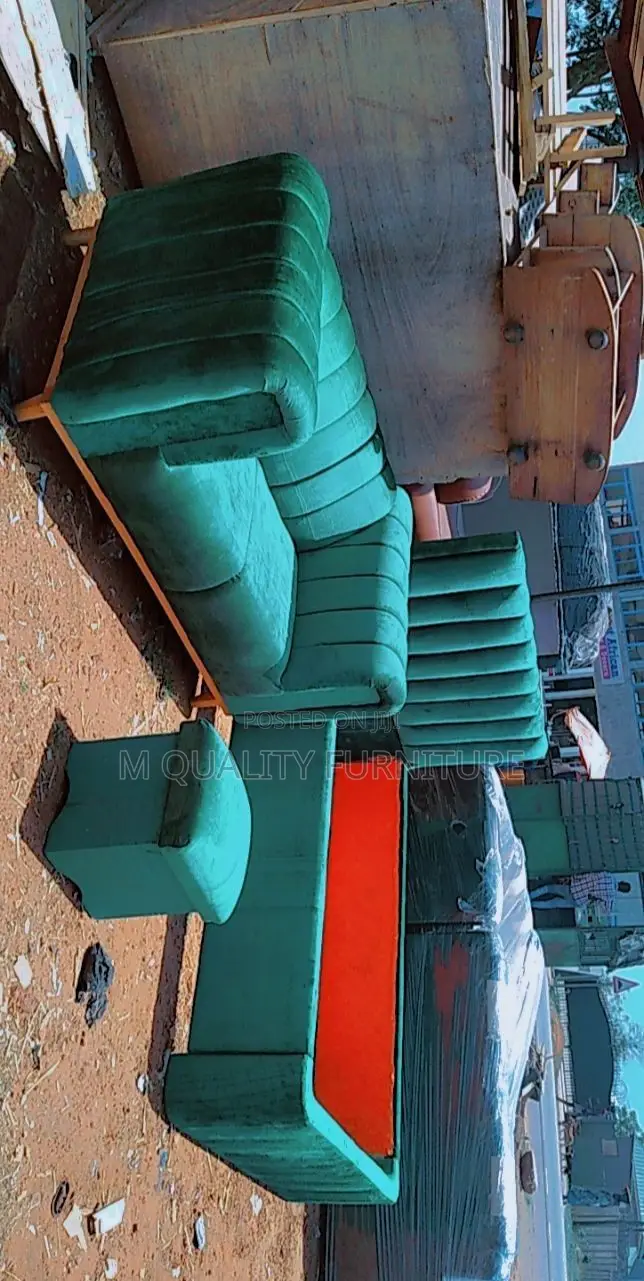 Jungle Green Matching Sofa, Bed and Ottoman