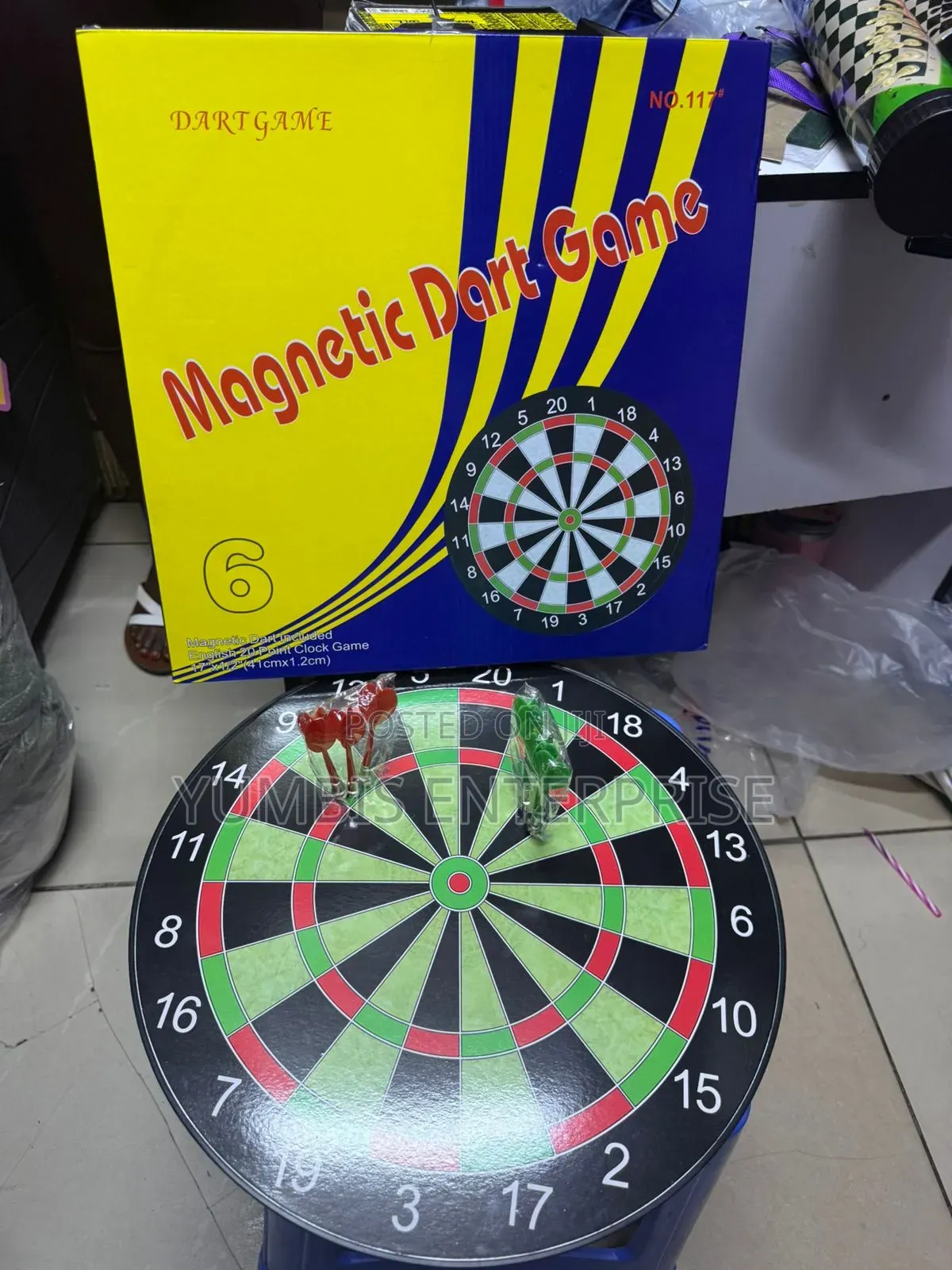 Magnetic Dart Board Available 17"Size KSH 1800 Good Quality