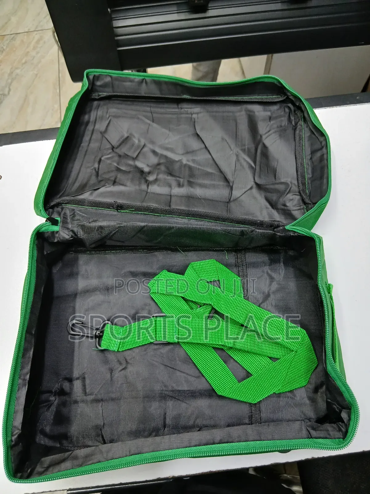 Athletic Adidas Green Sports Bag - Matchday Pulse Bag