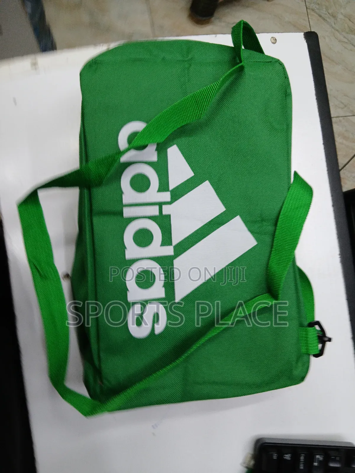 Athletic Adidas Green Sports Bag - Matchday Pulse Bag
