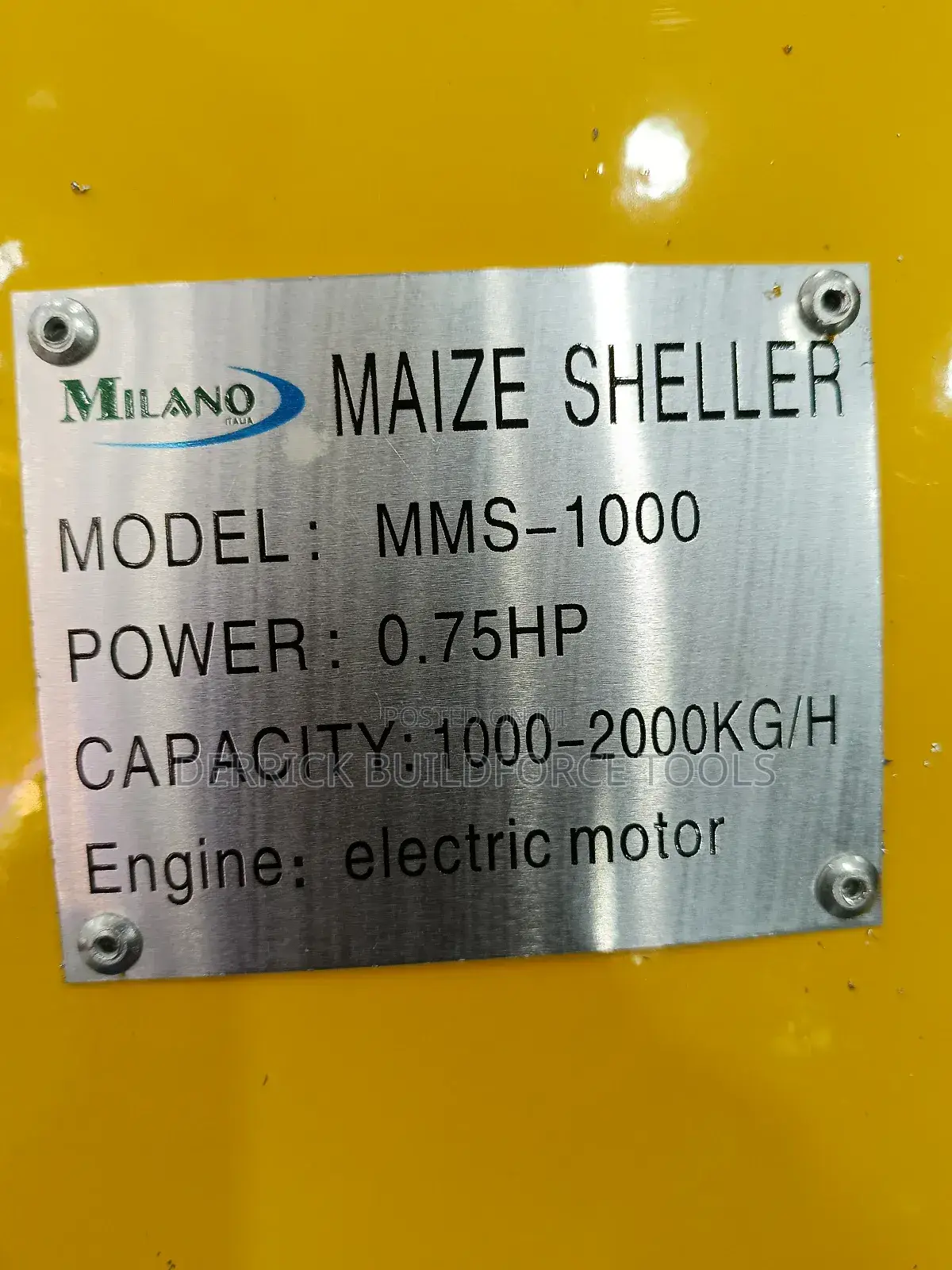 Milano Maize Sheller With 0.75 Electric Motor