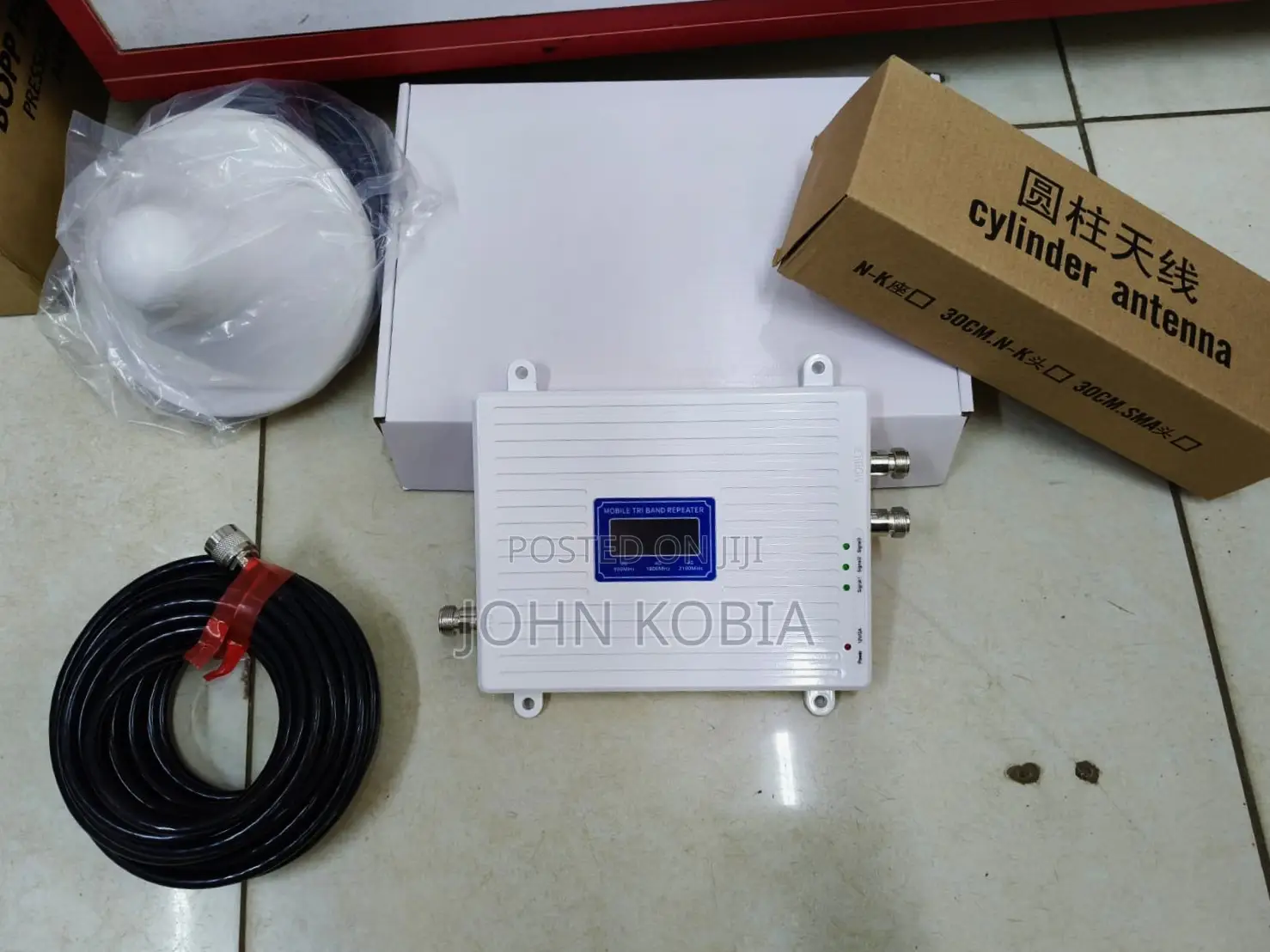 Mobile Signal Booster Kit With Cylinder Antenna