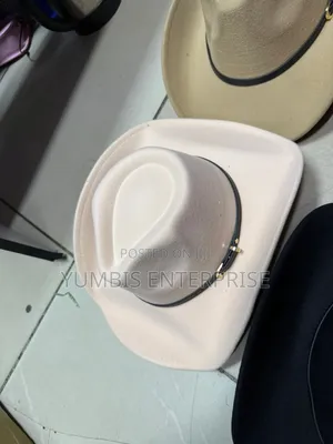 Beige, Peach Unisex Western Style Cowboy/Cowgirl Hats