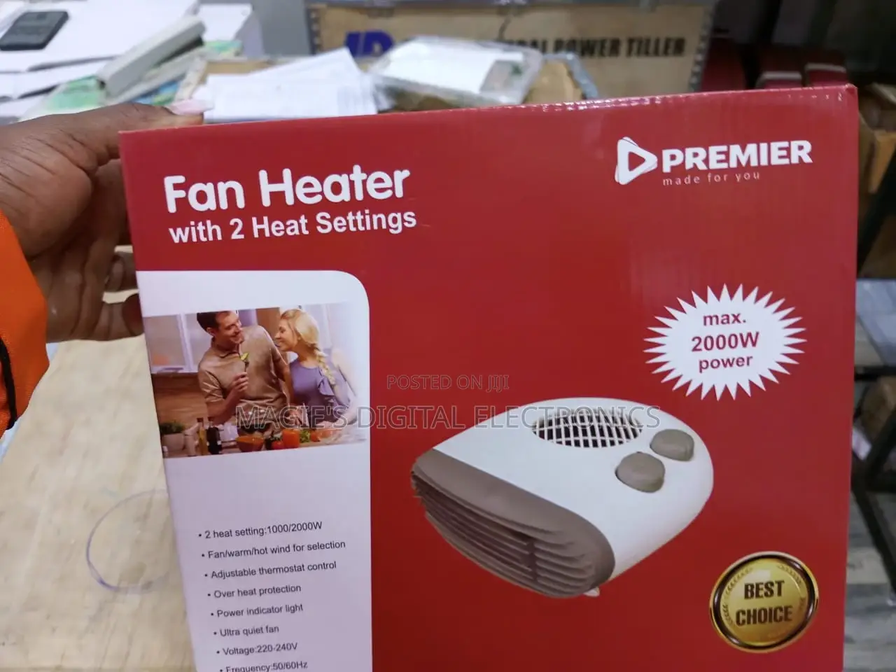 Highly Available 2000w Premier Fan Heater