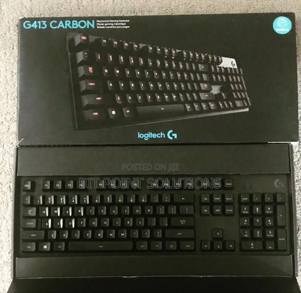Logitech G413 Corded Mechanical Gaming Keyboard Carbon. G413 - thumbnail 2