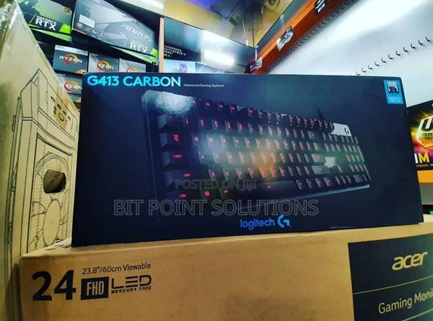 Logitech G413 Corded Mechanical Gaming Keyboard Carbon. G413 - thumbnail 3