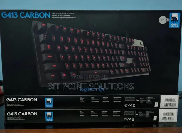 Logitech G413 Corded Mechanical Gaming Keyboard Carbon. G413 - thumbnail 4