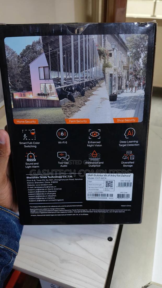 Tenda Ch7 5mp Outdoor Wi-Fi Camera - thumbnail 2