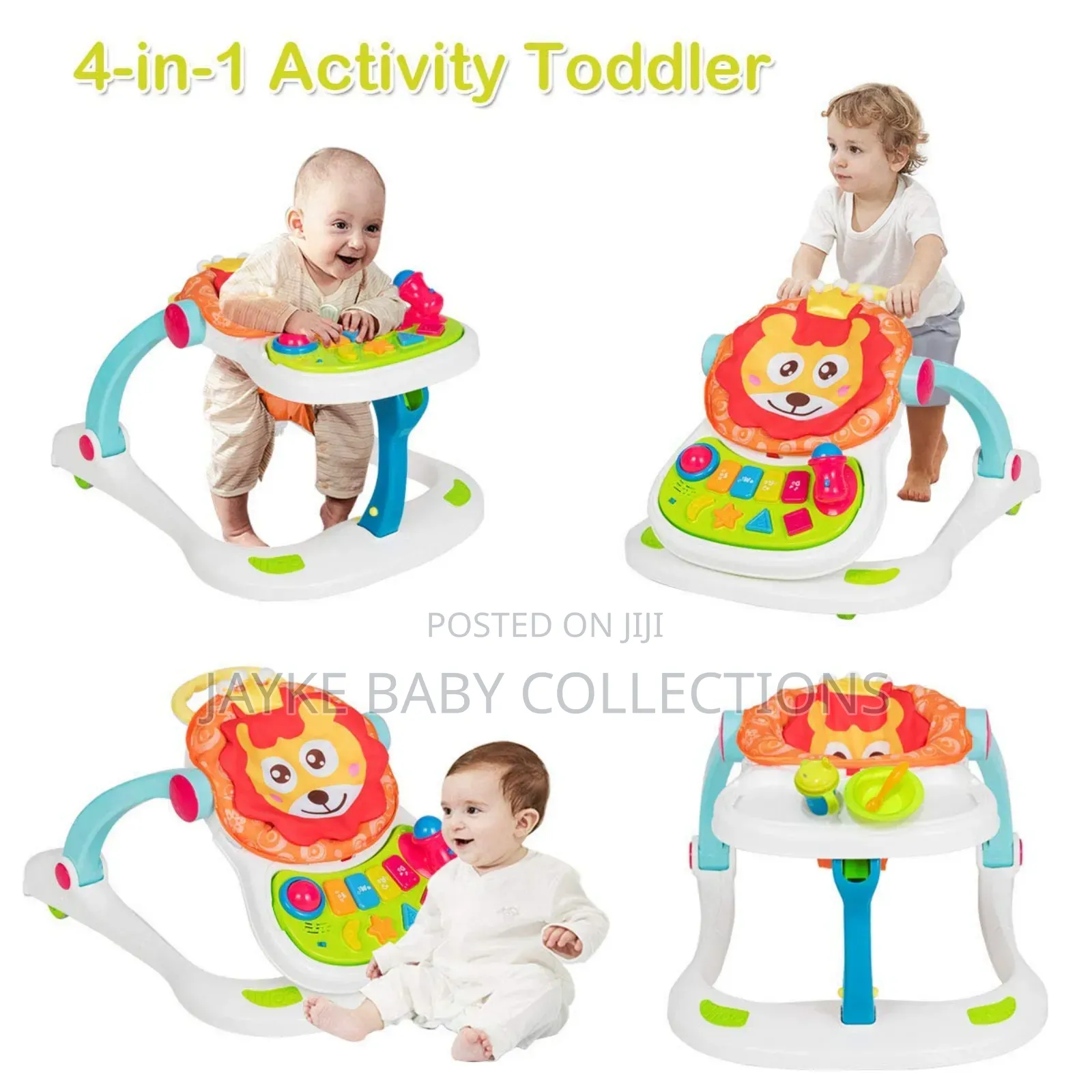4 In1 Baby Walker Activity Center