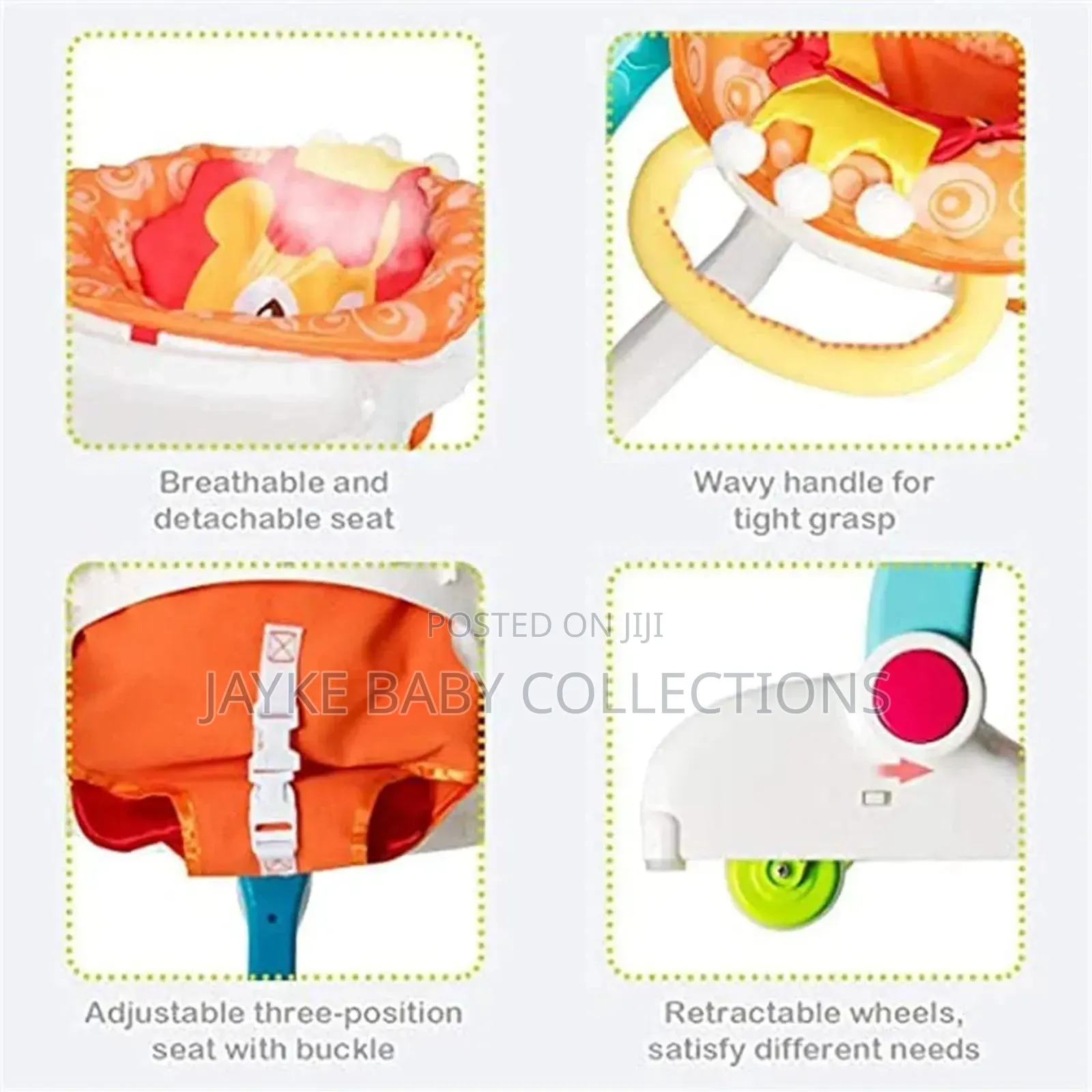4 In1 Baby Walker Activity Center
