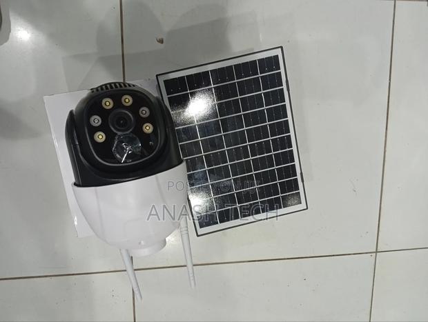 V380 4g Simcard Solar CCTV Camera PTZ Full Hd Full Color