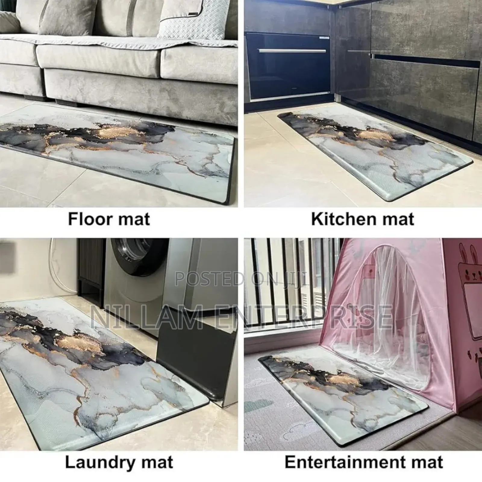 *Cushioned Anti-Fatigue Kitchen Rug Mat