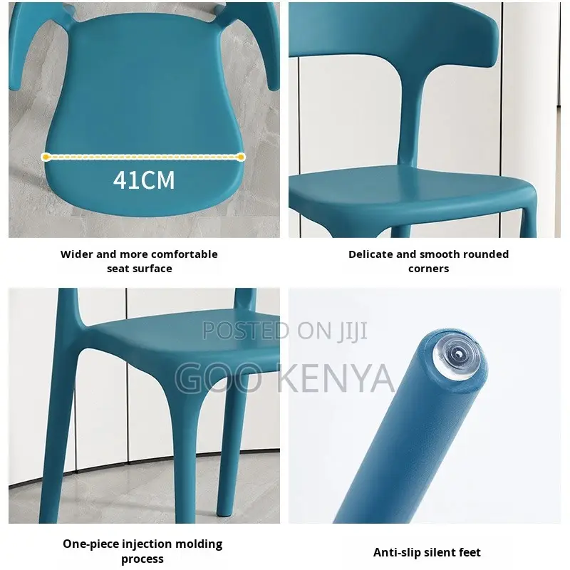 Home Chairs ; Stackable Backrest Durable Study Chair