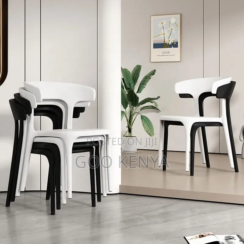 Home Chairs ; Stackable Backrest Durable Study Chair