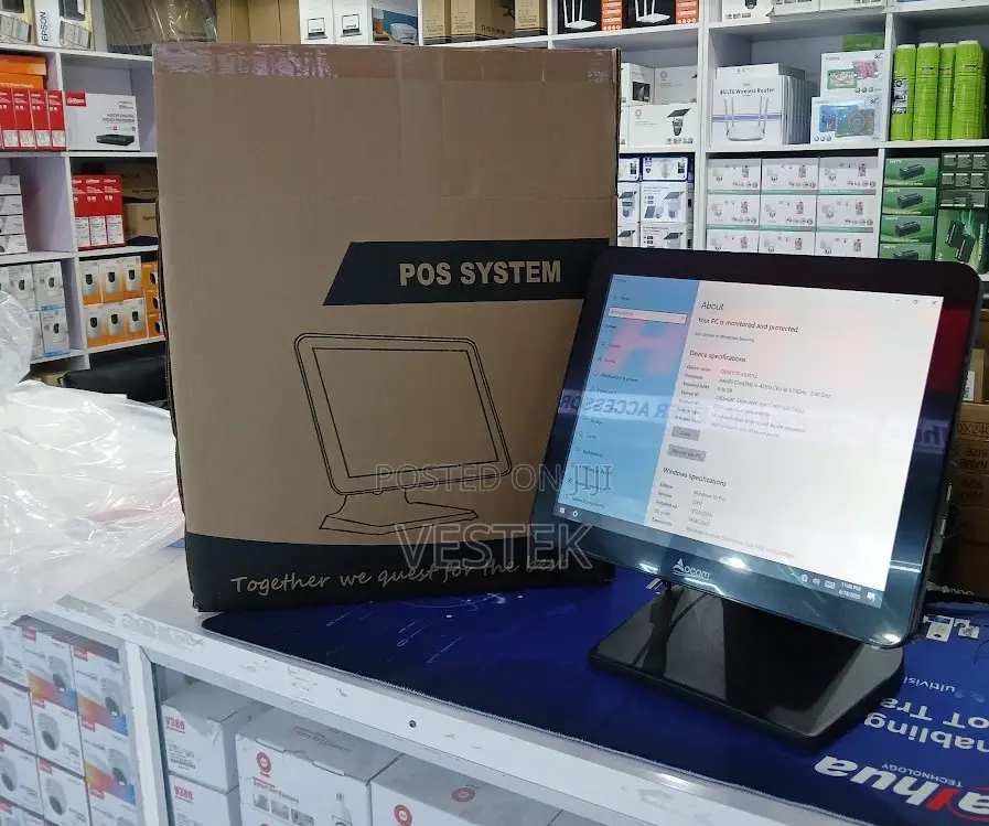 New Core I3 All in One Pos Terminal 15 Inch Touch Screen Pos