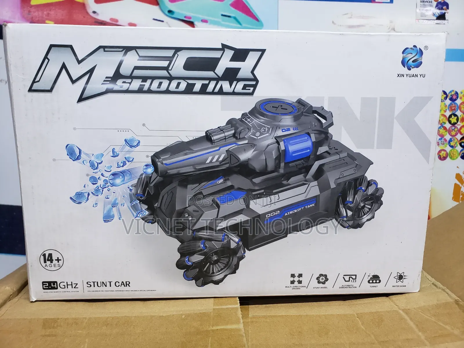 Rc Stunt Tank With Shooting Water Canon