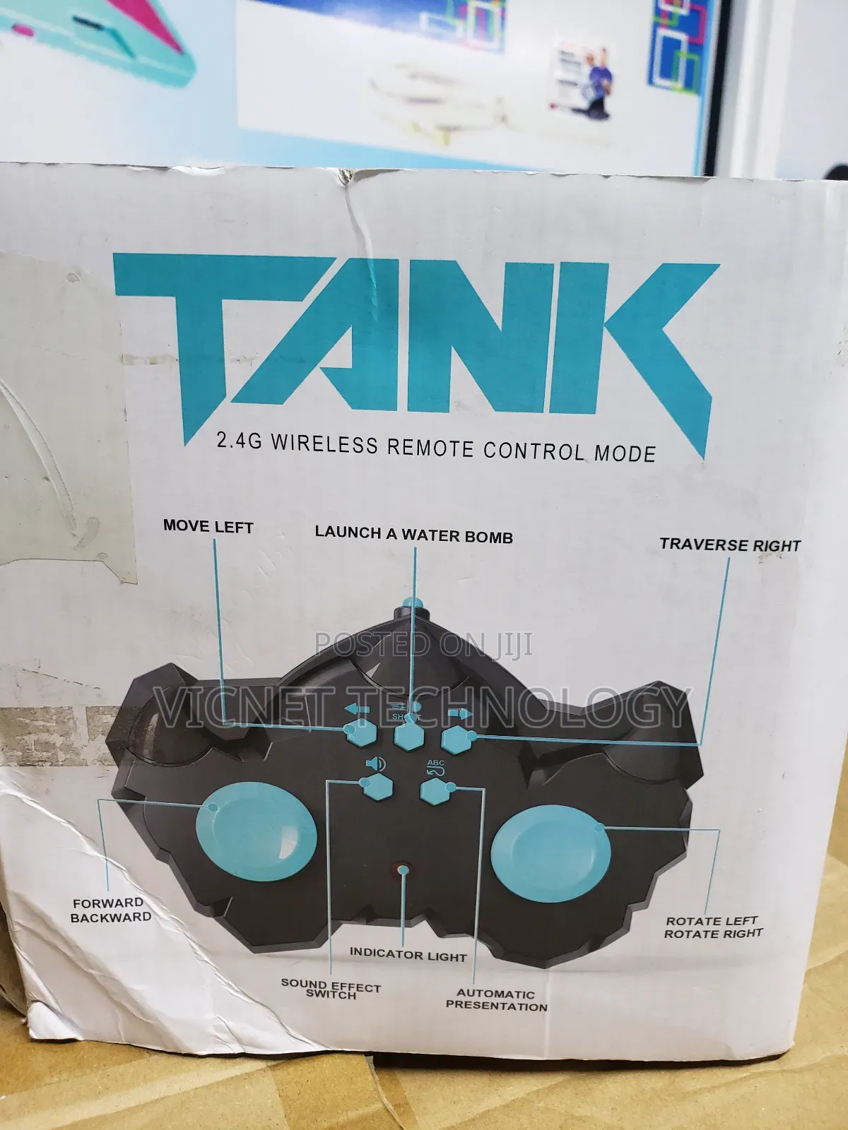 Rc Stunt Tank With Shooting Water Canon