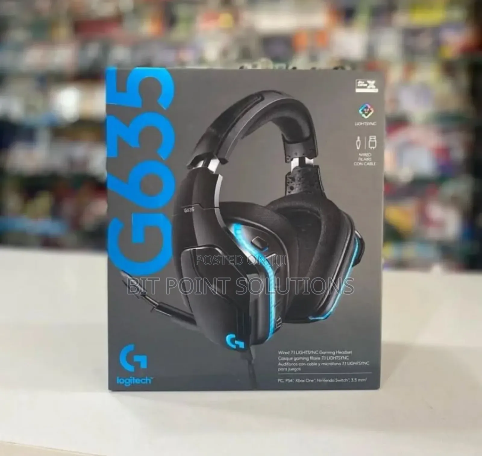 Logitech G635 Lightsync Wired Gaming Headset (G635 Gaming