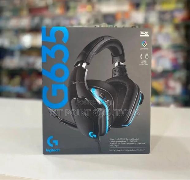 Logitech G635 Lightsync Wired Gaming Headset (G635 Gaming - thumbnail 4