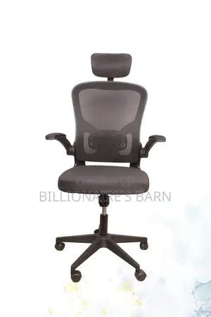 Office Chair;Gray Stravon High Back Chair Adjustable Headres