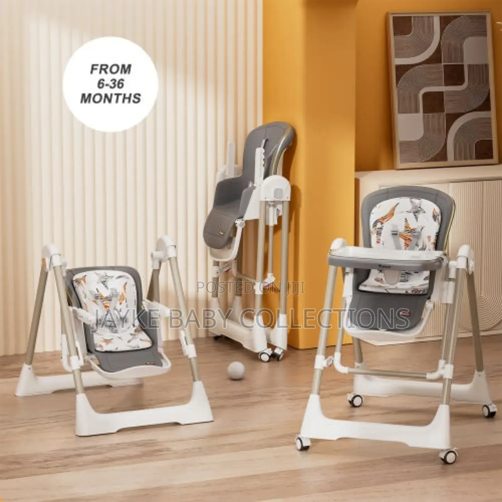 5-in-1 Baby Swing With High Chair