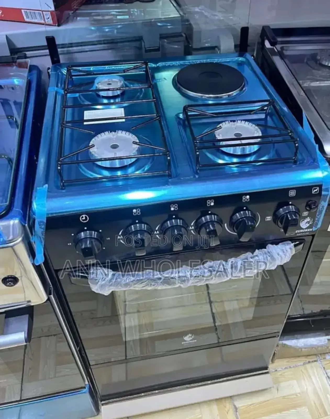 3+1 Gas Cooker Euroken With Electric Oven