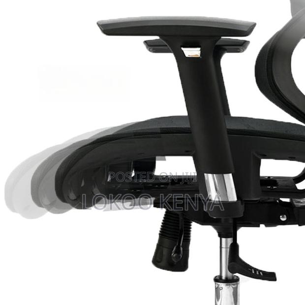 Office Chair : Professional Mesh Office Seat – Black - thumbnail 3