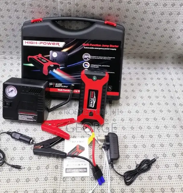 Portable ``Car Jump Starter Multi-Device Power Bank Kit
