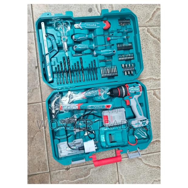 Total 165pcs Tool Set With 20v Cordless Impact Drill * - main view
