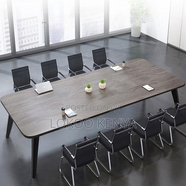 Office Table : 1800mm MDF Separated Legs Meeting Table