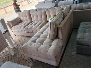 Royal Luxury 6 Seater L Sofa Set