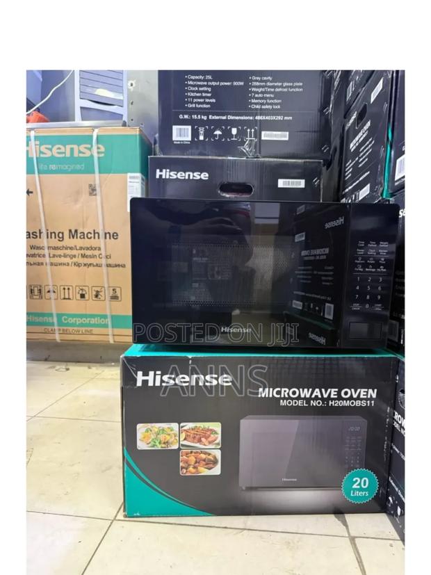 Hisense 20l Black Digital Microwave - main view
